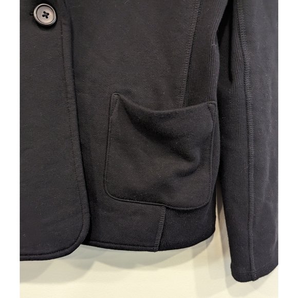 Standard James Perse Black One Button Closure Blazer Size Medium - Picture 5 of 6